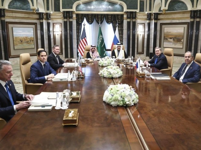 Састанак у Ријаду (фото: EPA-EFE/RUSSIAN FOREIGN MINISTRY PRESS SERVICE HANDOUT) - 