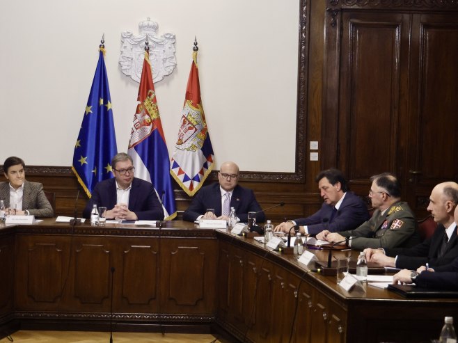 Хитна седница Савета за националну безбедност Србије (фото: TANJUG/ MARKO ĐOKOVIĆ/ bg) - 