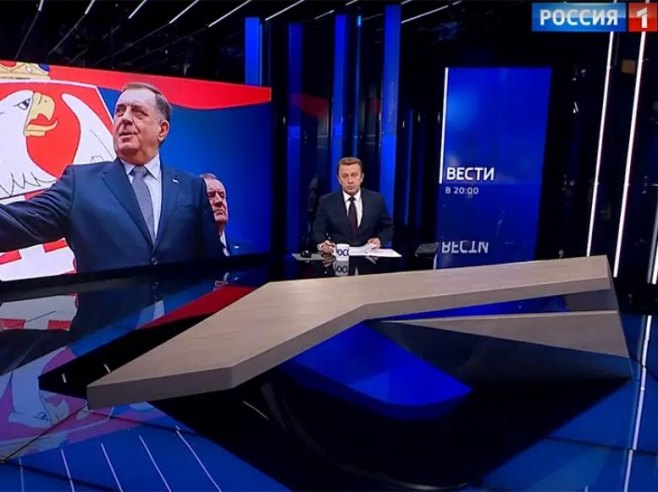 Руска тв о дешавањима у Српској (фото: smotrim.ru) - 