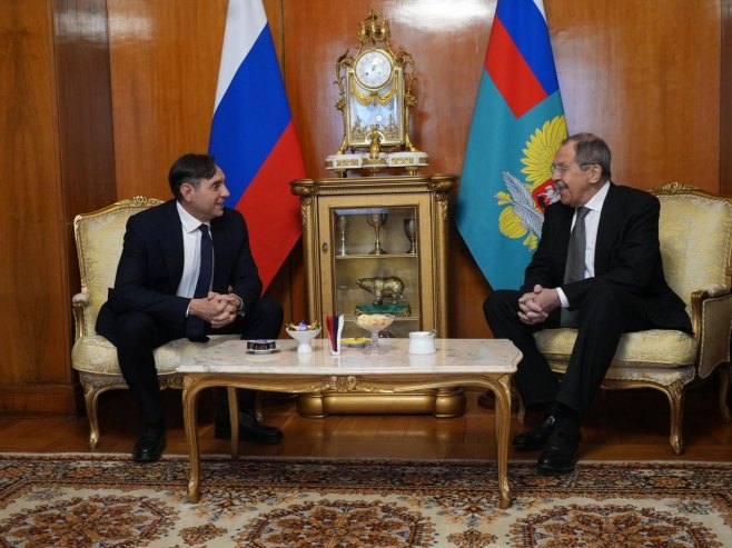 Александар Вулин и Сергеј Лавров - Фото: Уступљена фотографија