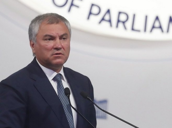Вјачеслав Володин (Фото: EPA-EFE/MAXIM SHIPENKOV, илустрација) Вјачеслав Володин (Фото: EPA-EFE/MAXIM SHIPENKOV, илустрација) -