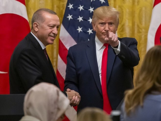 Ердоган и Трамп, архивска фотографија (фото: EPA-EFE/ERIK S. LESSER) Ердоган и Трамп, архивска фотографија (фото: EPA-EFE/ERIK S. LESSER) -