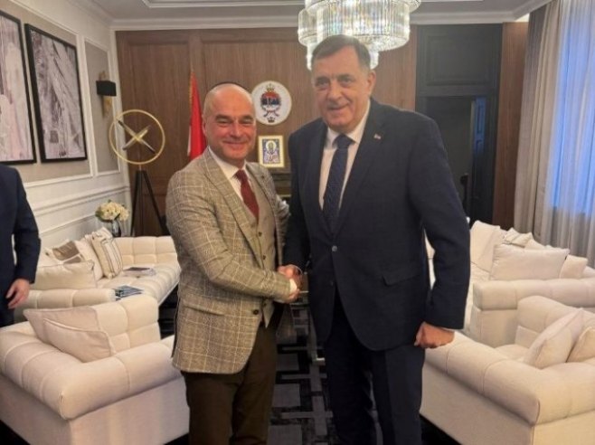 Франо Јехуд Колонос Мартинчевић и Милорад Додик (фото: x.com/MiloradDodik) Франо Јехуд Колонос Мартинчевић и Милорад Додик (фото: x.com/MiloradDodik) -