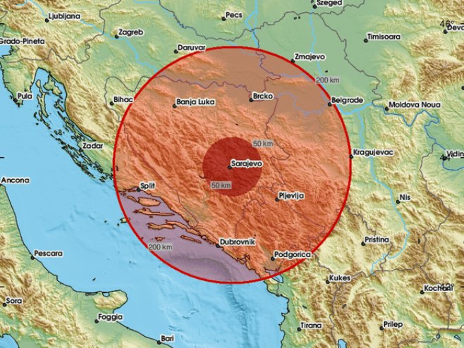 Земљотрeс код Бугојна (Фото: EMSC) Земљотрeс код Бугојна (Фото: EMSC) -