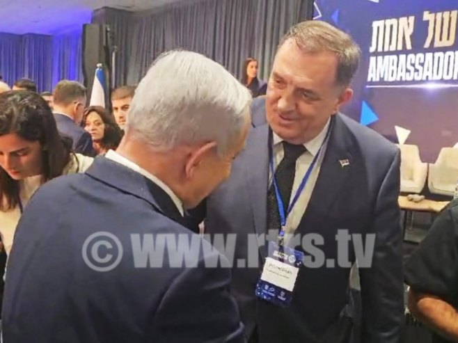 Милорад Додик и Бенјамин Нетанјаху Милорад Додик и Бенјамин Нетанјаху - Фото: РТРС