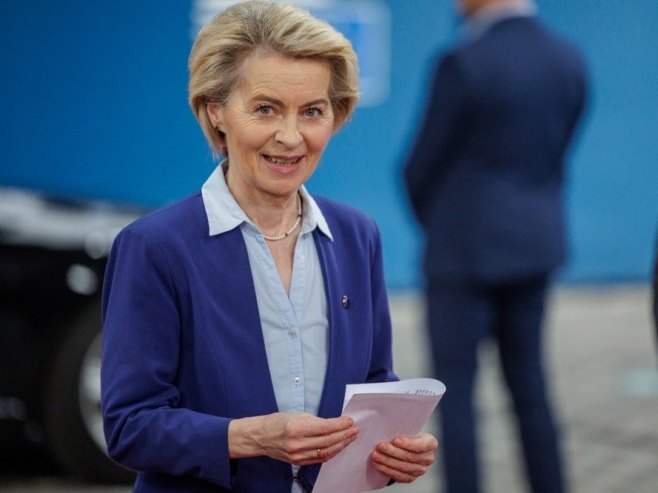 Урзула фон дер Лајен (фото: EPA-EFE/OLIVIER MATTHYS) - 