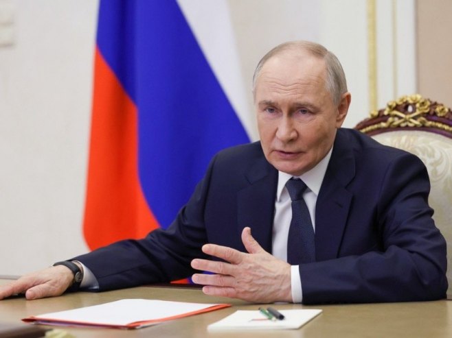 Владимир Путин (фото: EPA-EFE/SERGEI ILYIN /SPUTNIK) - 