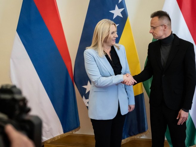 Цвијановић и Сијарто (Фото: instagram.com/zeljka.cvijanovic) - Фото: Уступљена фотографија