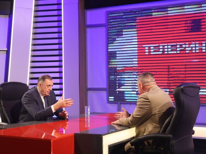 Милорад Додик у емисији Телеринг Милорад Додик у емисији Телеринг - Фото: predsjednikrs.rs/Borislav Zdrinja