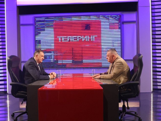 Милорад Додик у емисији Телеринг Милорад Додик у емисији Телеринг - Фото: predsjednikrs.rs/Borislav Zdrinja
