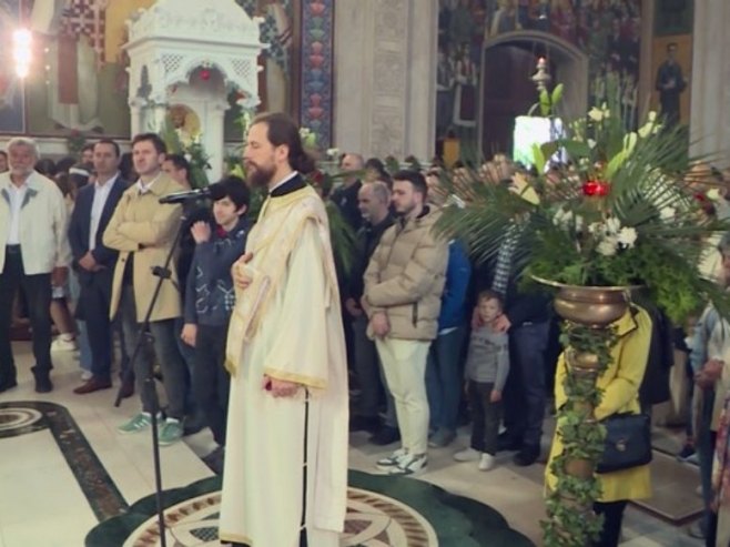 Васкршња литургија у Требињу Васкршња литургија у Требињу - Фото: РТРС