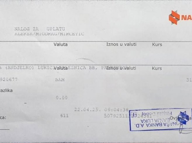 Уплата за лијечење Уплата за лијечење - Фото: СРНА