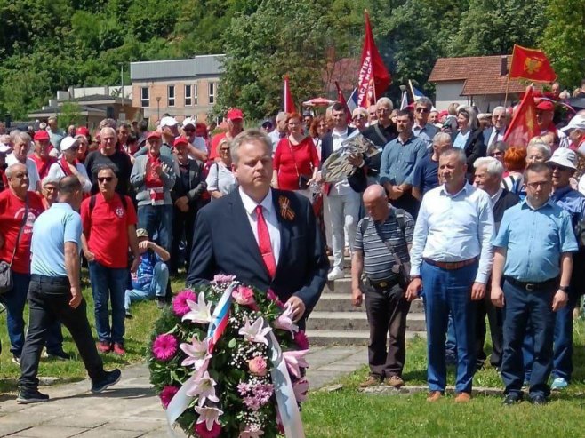 Морозов положио вијенац учесницима Битке на Неретви