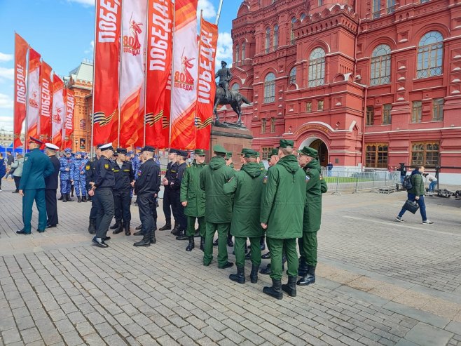 Moskva, pripreme za Dan pobjede (Foto: RTRS)