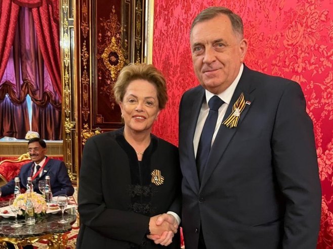 Милорад Додик и Дилма Русеф (фото: РТРС)