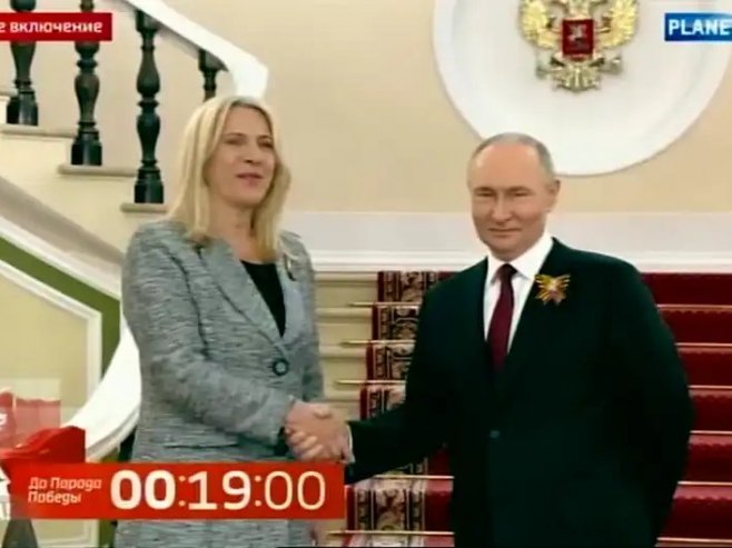 Путин дочекао Цвијановићеву Путин дочекао Цвијановићеву