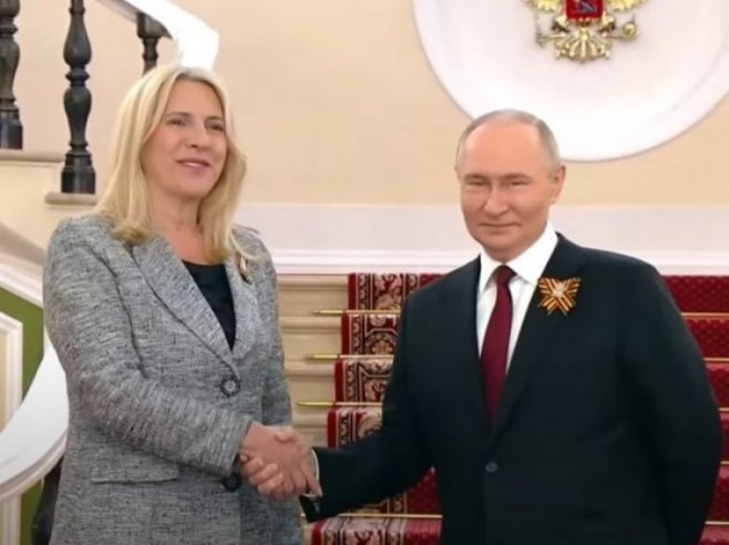 Путин дочекао Цвијановићеву Путин дочекао Цвијановићеву