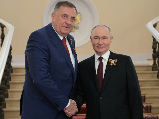 Предсједник Српске: Са Путином сам размијенио важне ријечи - на правом смо мјесту и на правој страни (ВИДЕО)
