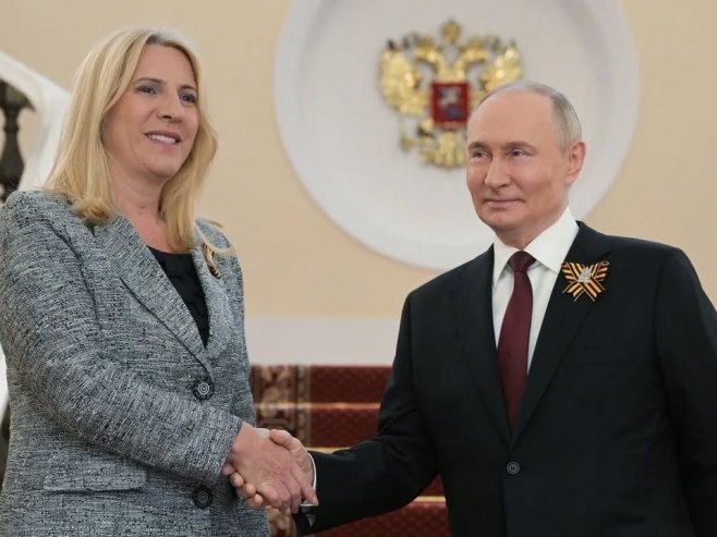 Жељка Цвијановић и Владимир Путин (фото: instagram.com/zeljka.cvijanovic) Жељка Цвијановић и Владимир Путин (фото: instagram.com/zeljka.cvijanovic) -