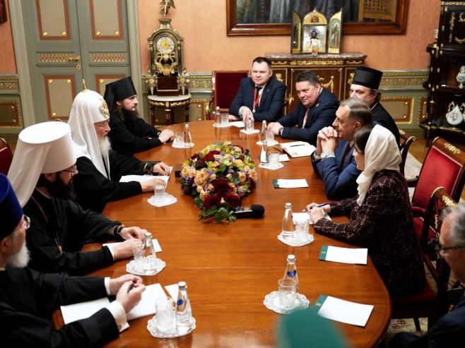 Патријарх Кирил на састанку са Додиком: Руси и Срби увијек одржавали посебне односе Патријарх Кирил на састанку са Додиком: Руси и Срби увијек одржавали посебне односе