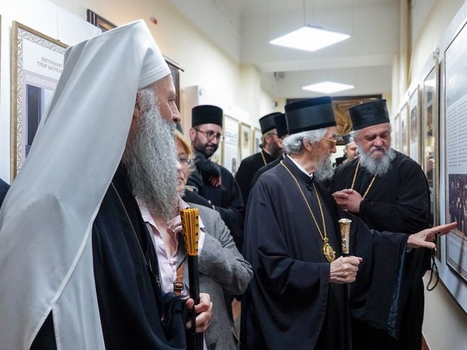 Патријарх Порфирије отворио изложбу о Светом Доситеју нишком и загребачком (Фото: СПЦ) Патријарх Порфирије отворио изложбу о Светом Доситеју нишком и загребачком (Фото: СПЦ) -