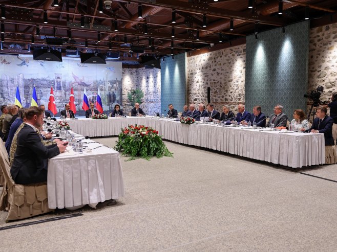 Преговори Русије и Украјине (Фото: EPA-EFE/TURKISH FOREIGN MINISTER OFFICE HANDOUT) - 