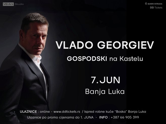 Концерт који се не пропушта - Владо Георгијев, Господски на Тврђави Кастел!