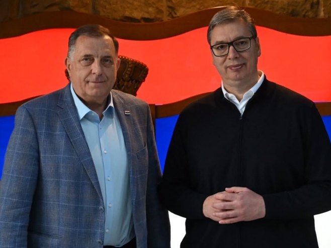 Додик и Вучић у Београду (Фото: instagram.com/buducnostsrbijeav/) Додик и Вучић у Београду (Фото: instagram.com/buducnostsrbijeav/) -