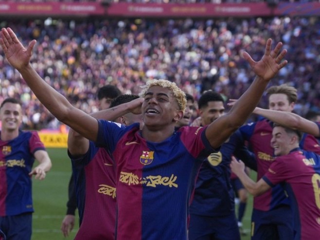 Ламин Јамал (Фото: EPA-EFE/Enric Fontcuberta) Ламин Јамал (Фото: EPA-EFE/Enric Fontcuberta) -