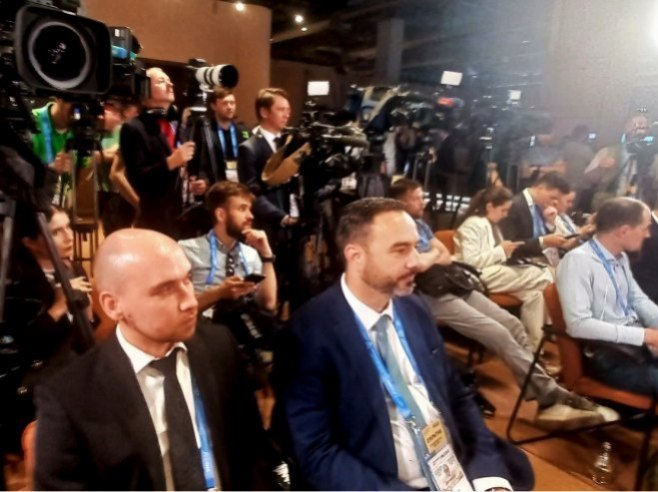 РТРС на конференцији за новинаре Сергеја Шојгуа РТРС на конференцији за новинаре Сергеја Шојгуа - Фото: РТРС