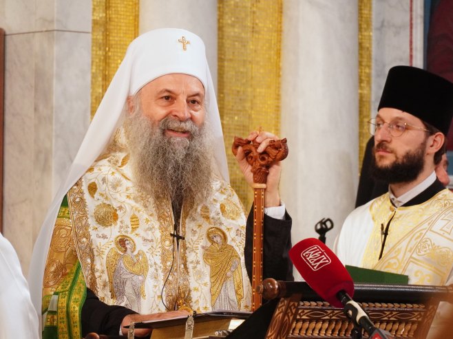 Патријарх Порфирије са полазницима дипломатске академије