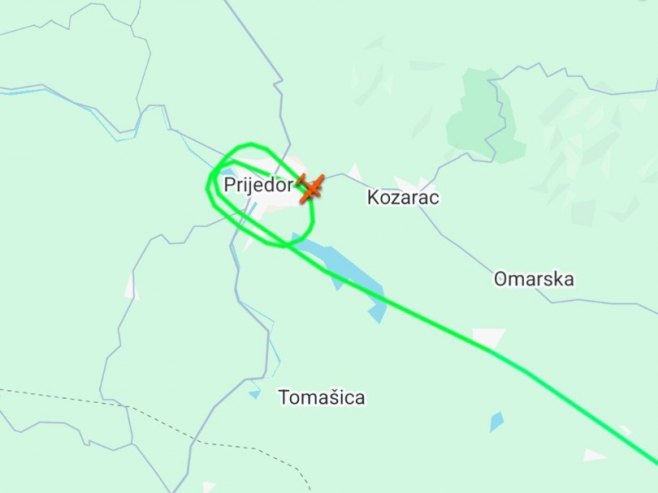 Авион ЕУФОР-а поново кружи изнад Приједора