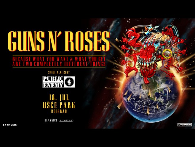 Guns N’ Roses у Београду 18. јула Guns N’ Roses у Београду 18. јула - Фото: Уступљена фотографија