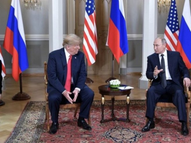 Трамп и Путин, архивска фотографија (фото: EPA-EFE/ALEXEY NIKOLSKY) - 