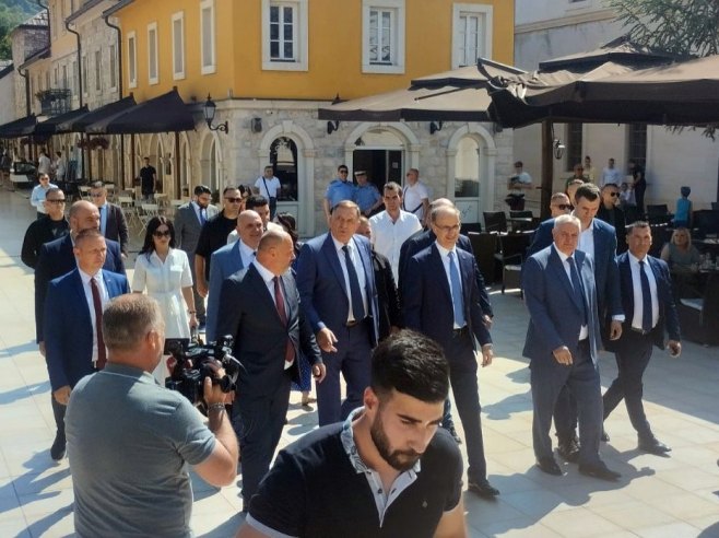 Додик и Мацут у Вишеграду: У моћној и јакој Србији Српска увијек има партнера и брата (ВИДЕО)