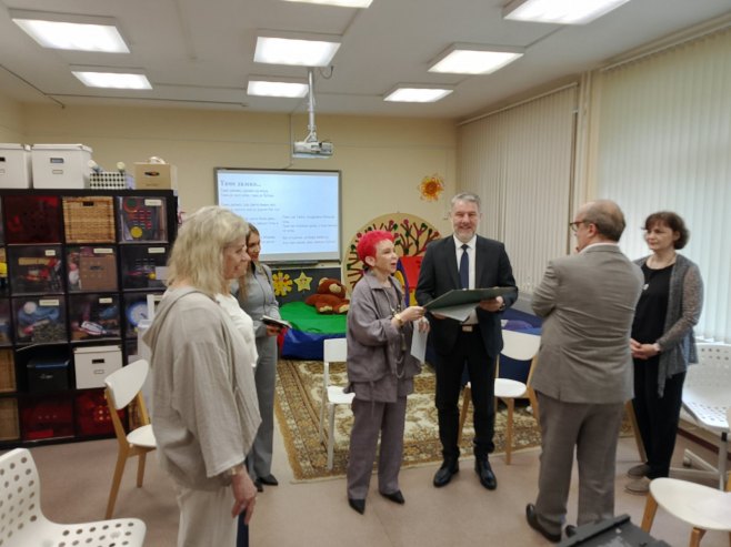 Шеранић посјетио школу за слијепе и слабовиде у Санкт Петербургу