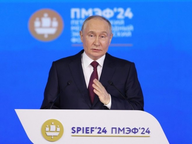 Путин се од 13 часова обраћа на пленарној сједници Међународног економског форума; Присуствује предсједник Српске