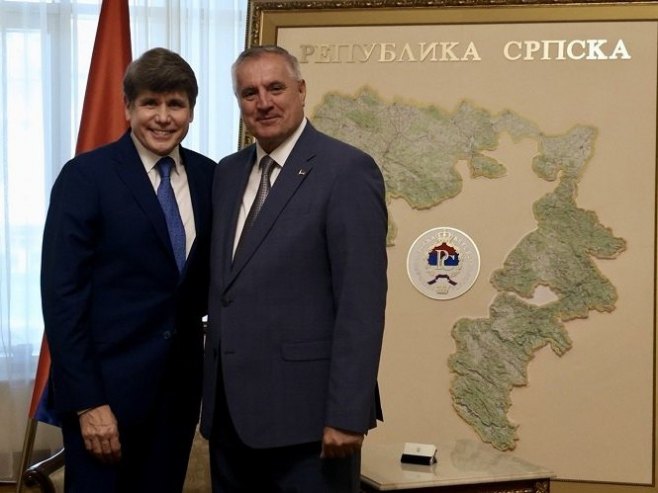 Вишковић угостио Благојевића у Влади Српске