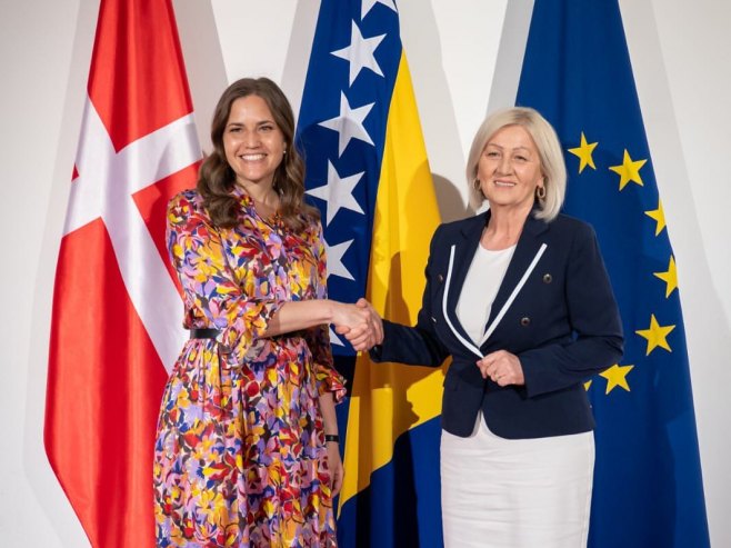 Борјана Кришто и Мари Бјере Борјана Кришто и Мари Бјере - Фото: СРНА