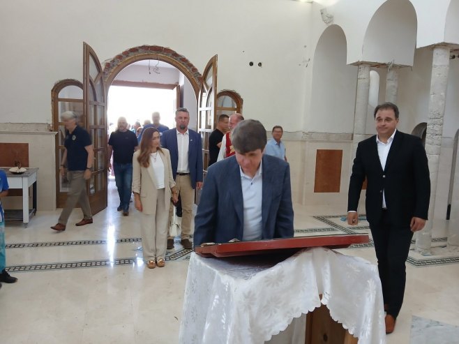Rod Blagojević u Gacku (Foto: RTRS)