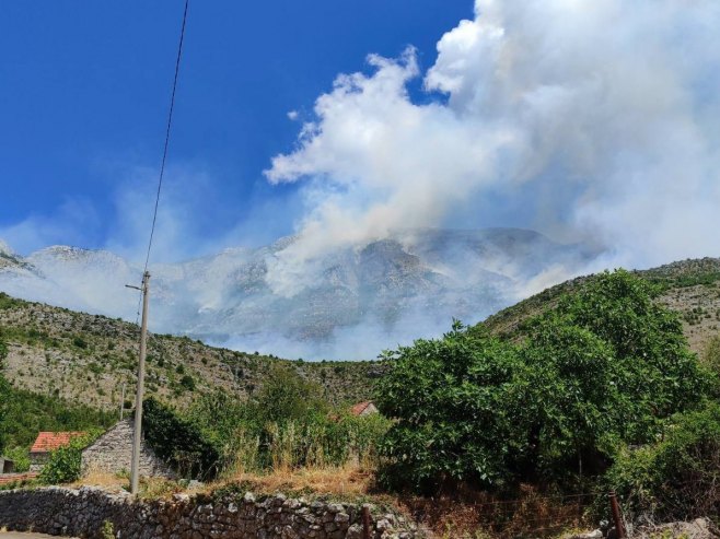 Požar kod Trebinja (Foto: RTRS)