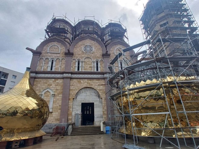 Kupole na ruskom hramu (Foto: RTRS)