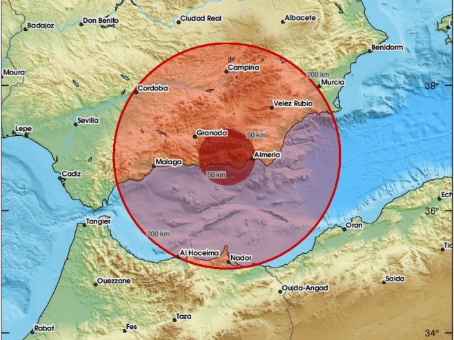 Шпанија, земљотрес (фото: x.com/lastquake) Шпанија, земљотрес (фото: x.com/lastquake) -