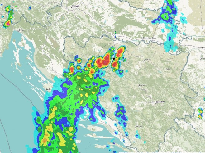 Погледајте кретање кише на коју су упозорили метеоролози