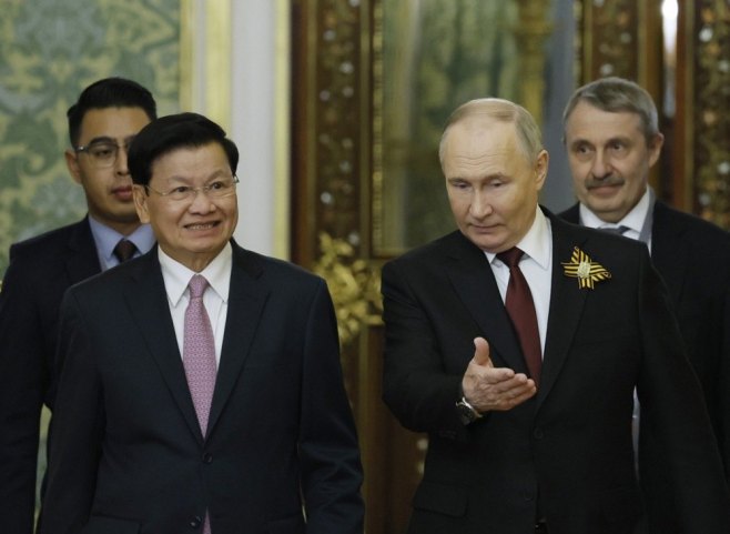 Путин са предсједником Лаоса: У фокусу сарадња; Необичан поклон високог госта (ВИДЕО)