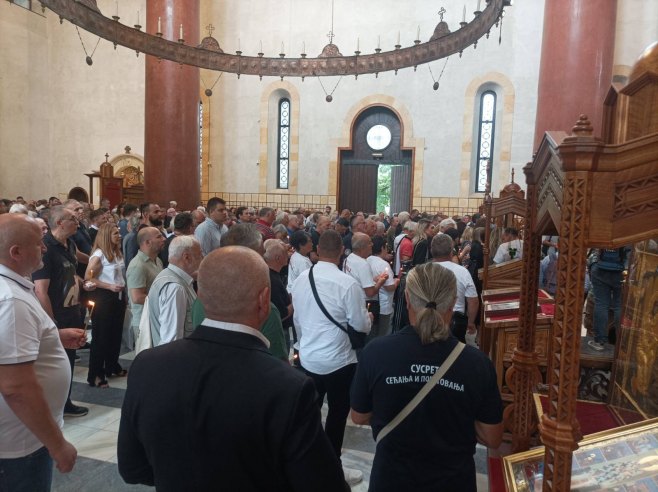 Dan sjećanja na prognane i stradale, Crkva Svetog Marka u Beogradu (foto: RTRS)