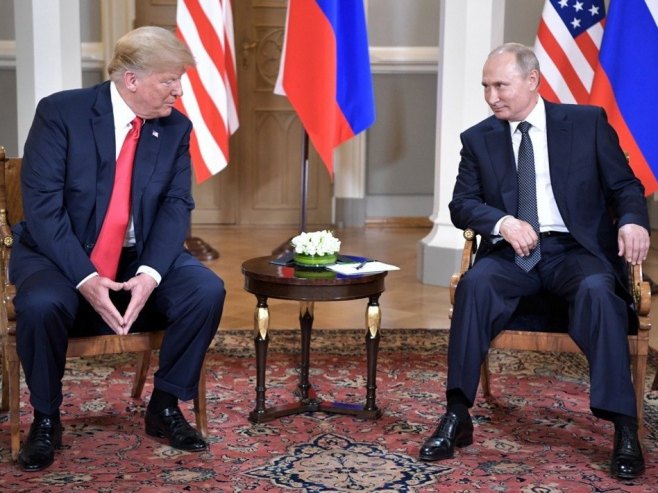 Доналд Трамп и Владимир Путин (фото: архива/EPA/ALEXEY NIKOLSKY/SPUTNIK/KREMLIN / POOL) - 
