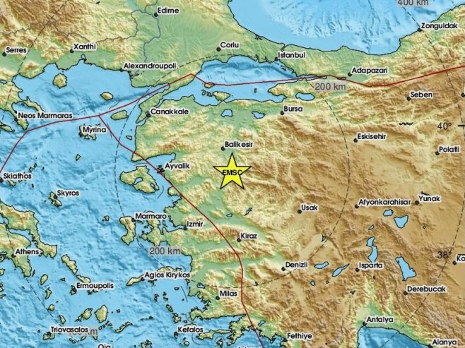 Истанбул: Серија земљотреса у Турској, најјачи четири степена по Рихтеру