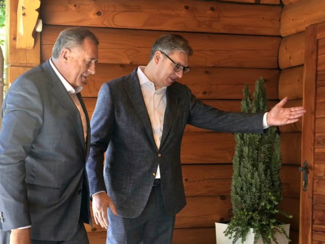 Вучић и Додик о нападима на Србију и Српску и заштити националних интереса