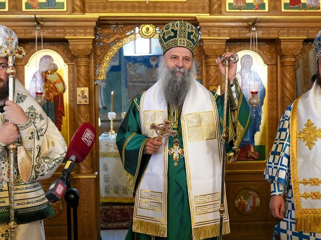 Патријарх Порфирије: Преображење доказ да је Бог увијек са нама